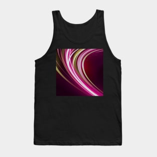 Abstract Strips Art pink Tank Top